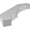 Ekena Millwork 4-in. W x 28-in. D x 28-in. H Balboa Architectural Grade PVC Knee Brace BRCP04X28X28BOA - alternate 4